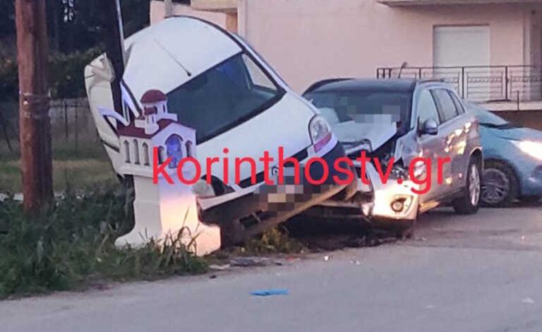 Τροχαίο με έναν τραυματία στην Κόρινθο - Οδηγός παραβίασε το STOP