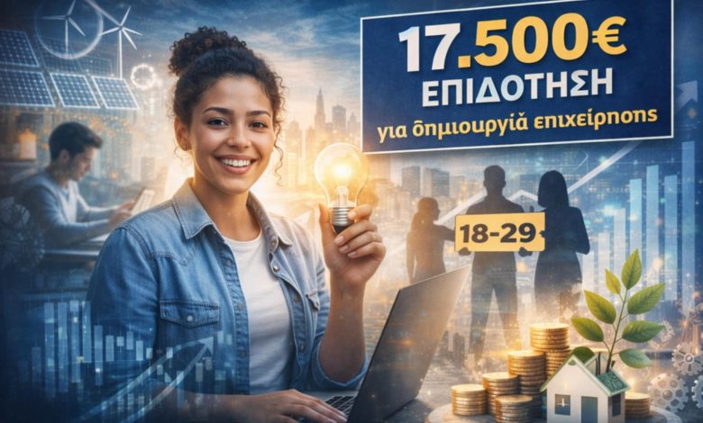 Νέα επιχειρηματική ευκαιρία για νέους: 17.500€ επιδότηση για τη δημιουργία επιχείρησης DIMIOYRG EPIX