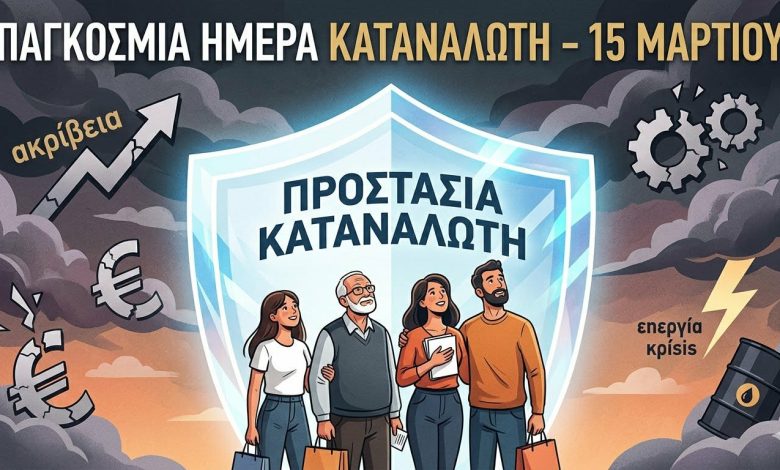 15 Μαρτίου: Τα δικαιώματα του καταναλωτή δεν είναι πολυτέλεια – είναι δημοκρατία 087de860 94c4 40ea b496 0893ab80d84d