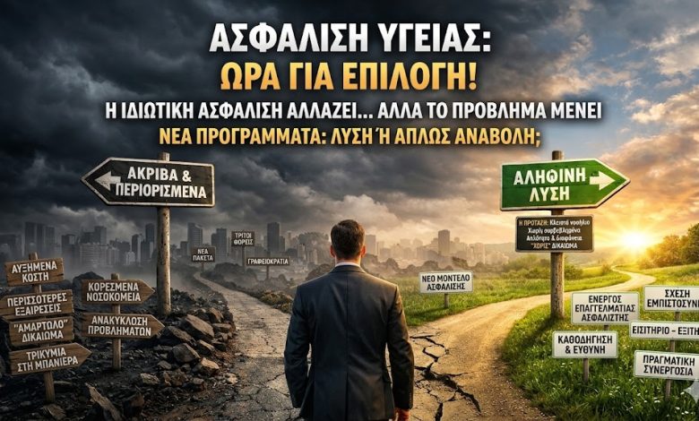 Η αγορά υγείας χρειάζεται τομή, όχι άλλα “πακέτα”-Οι εταιρείες σχεδιάζουν… χωρίς αυτούς που πουλάνε 63dff9a2 839e 4b3e 8856 d2d2efc9ac40