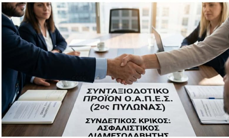 2ος Πυλώνας Ασφάλισης - Η Ασφαλιστική Διαμεσολάβηση είναι «Μέσα» στο Νομοσχέδιο για την Επαγγελματική Ασφάλιση, αλλά Κινδυνεύει να Μείνει «Έξω» από την Αγορά! 67bf8e25 4353 4c35 9d72 ebc9edfac725