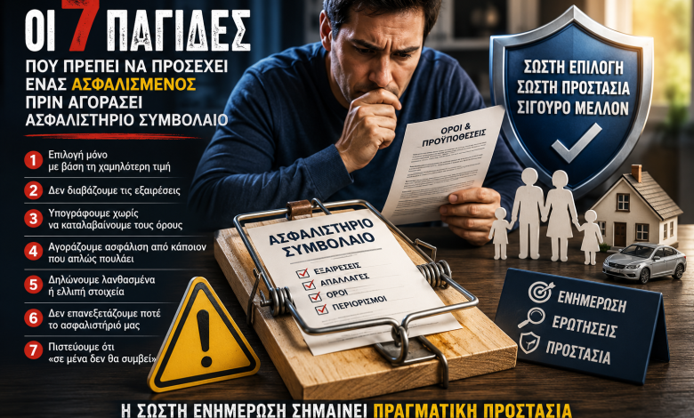 Οι 7 παγίδες που πρέπει να προσέχει κάθε ασφαλισμένος πριν αγοράσει ασφαλιστήριο συμβόλαιο 7 pagides