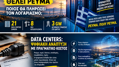 DATA CENTERS ΣΤΗΝ ΕΛΛΑΔΑ: ΠΟΙΟΣ ΘΑ ΠΛΗΡΩΣΕΙ ΤΟΝ ΛΟΓΑΡΙΑΣΜΟ ΤΗΣ ΨΗΦΙΑΚΗΣ ΑΝΑΠΤΥΞΗΣ; 3b670c47 83bc 4d4e b2b5 5332d2daeb7a